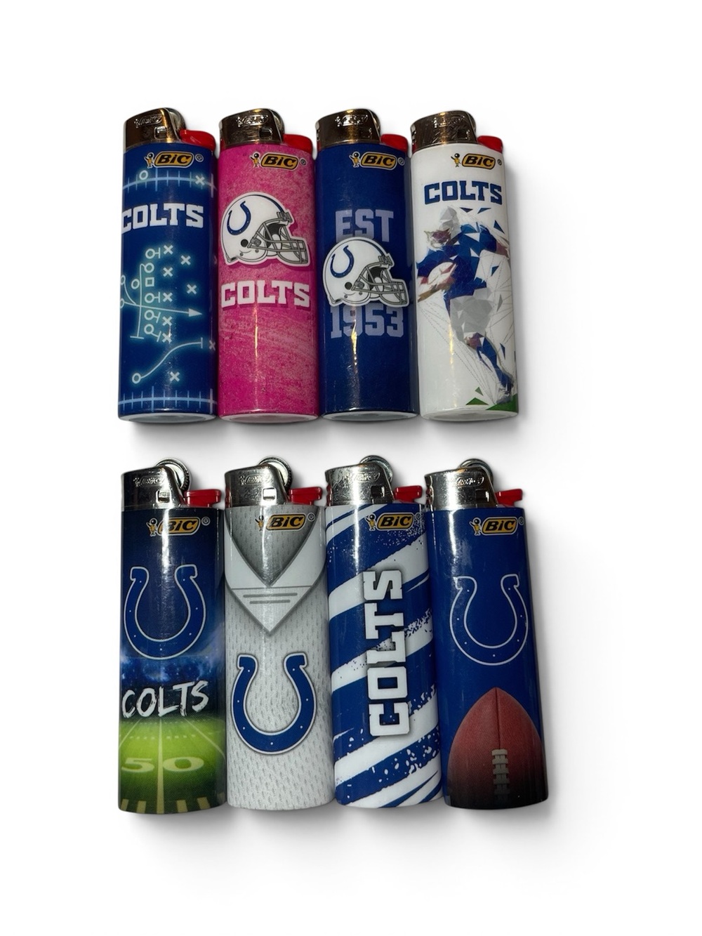 Indianapolis Colts Collectible Lighte r bundle set of 8